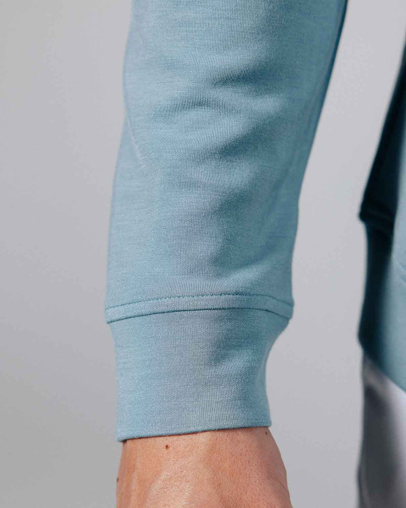 Men's Stone Blue Golf Crew Neck