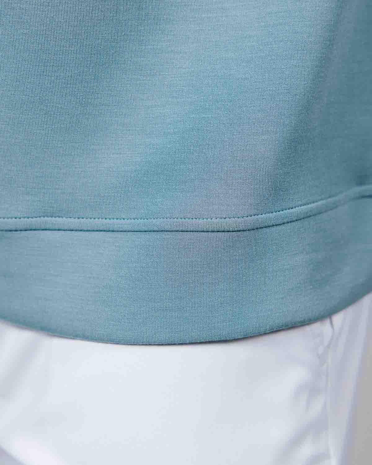 Men's Stone Blue Golf Crew Neck