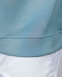 Men's Stone Blue Golf Crew Neck