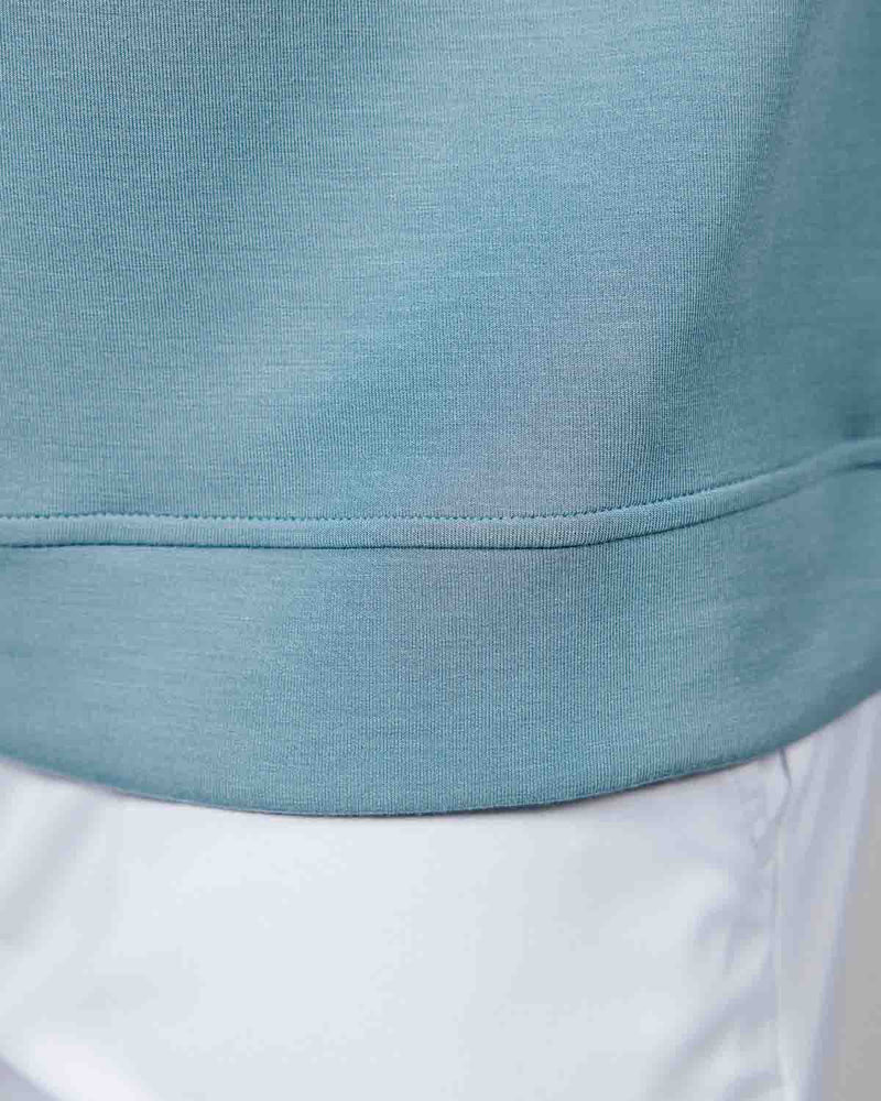 Men's Stone Blue Golf Crew Neck