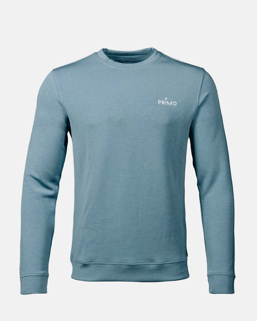 Men's Stone Blue Golf Crew Neck