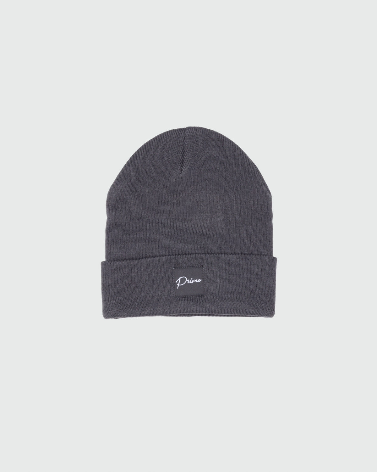Dark Gray Cursive Beanie
