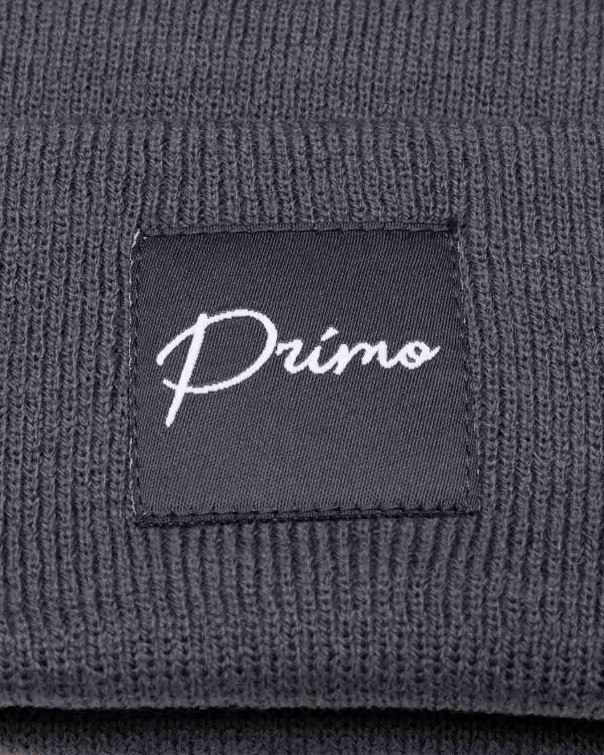 Dark Gray Cursive Beanie