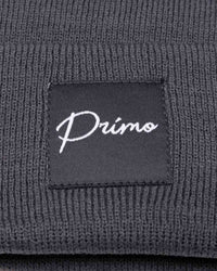 Dark Gray Cursive Beanie
