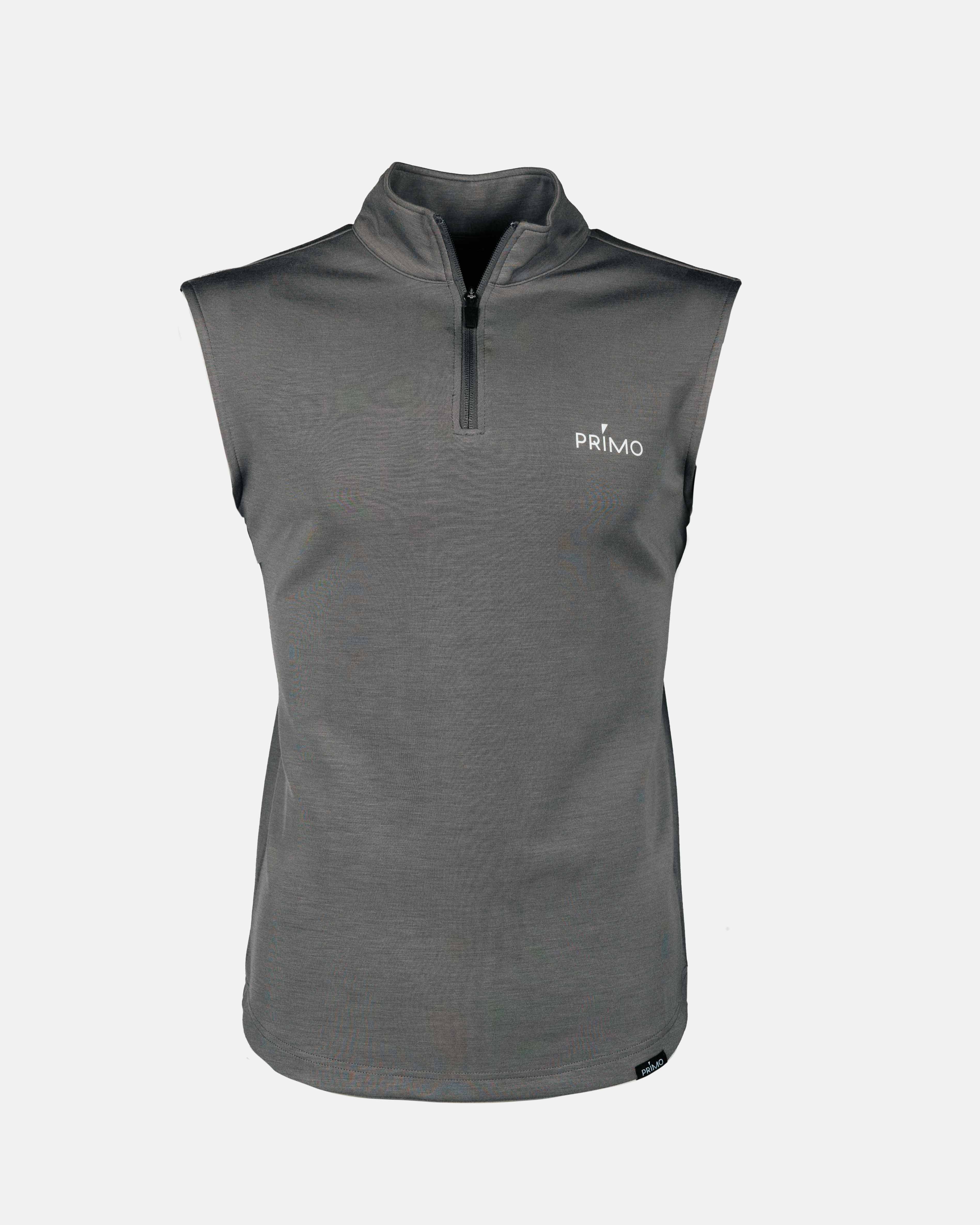 Dark Gray Quarter Zip Vest – Primo Golf Apparel