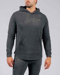 Primo Rib Knit Hoodie - Dark Gray
