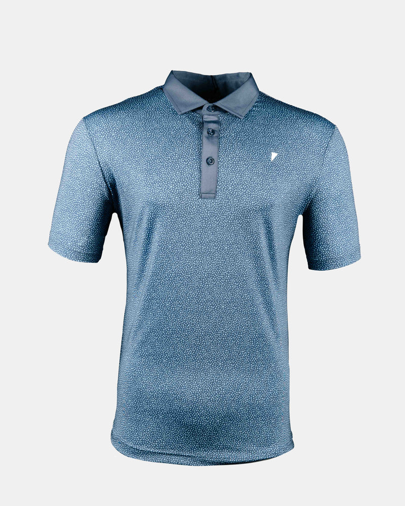 Dusty Blue Pebble Classic Polo