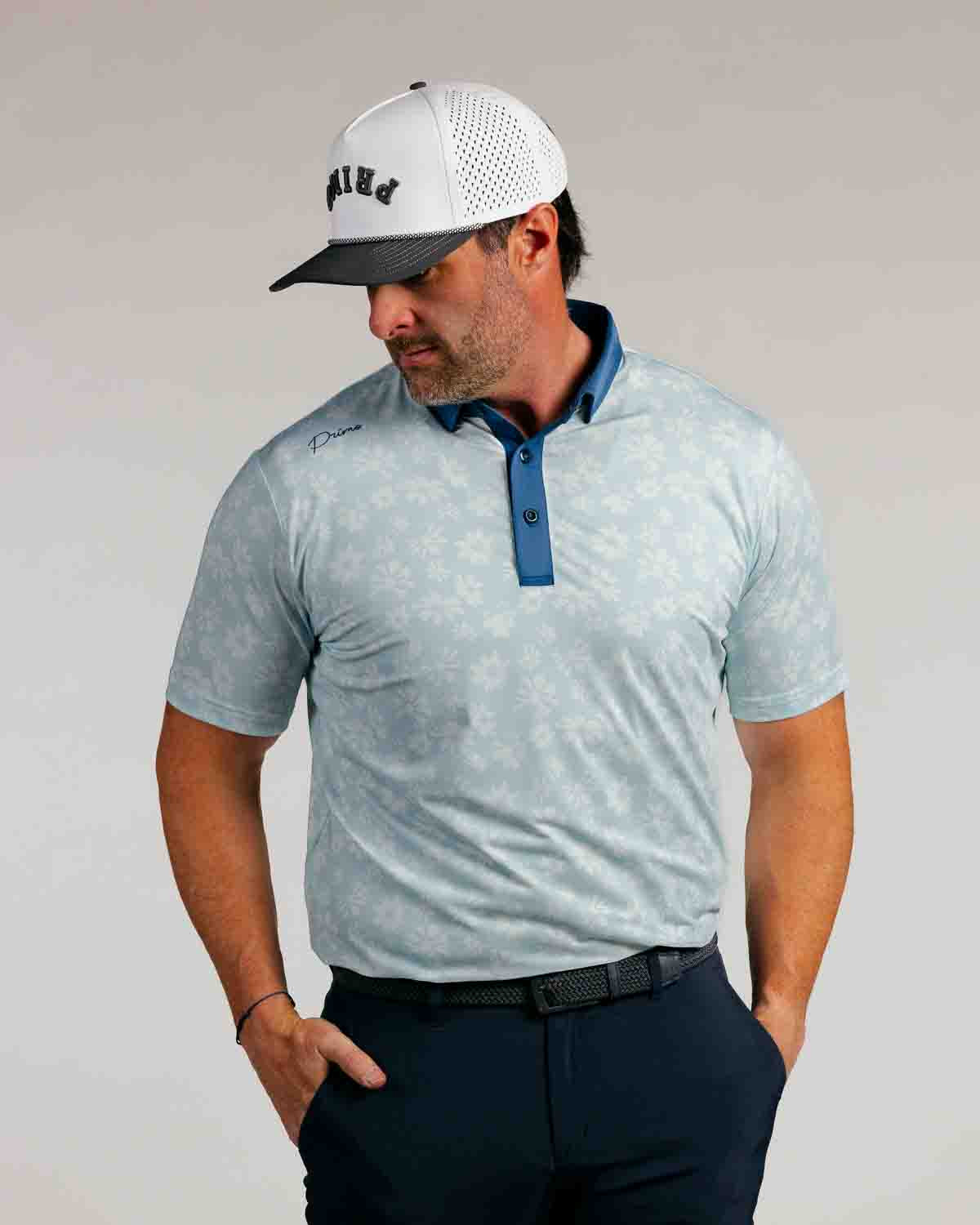 Cursive Classic Polo - Frosted Floral