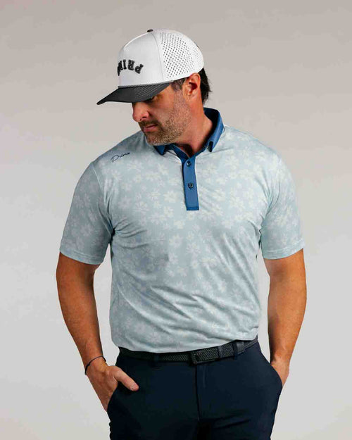 Cursive Classic Polo - Frosted Floral