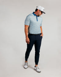 Frosted Floral Classic Polo