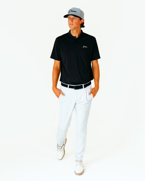 Grant Horvat Essentials Black Blade Polo