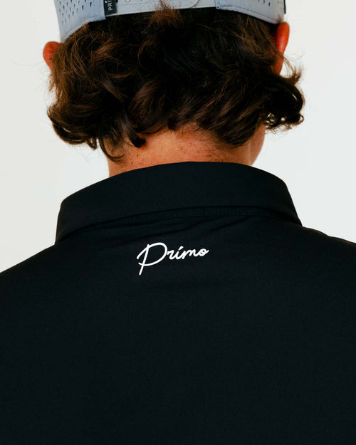Grant Horvat Essentials Black Classic Polo