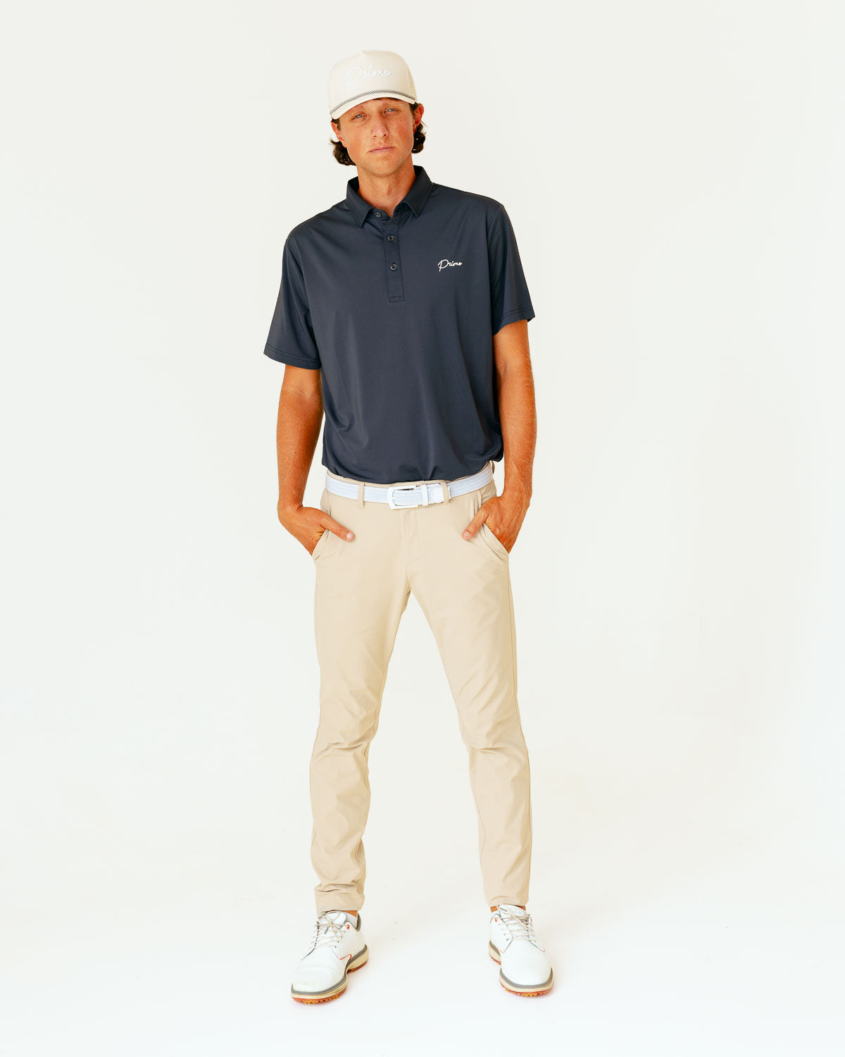 Grant Horvat Essentials Dark Gray Classic Polo