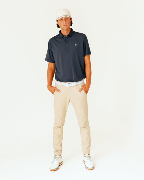 Grant Horvat Essentials Dark Gray Classic Polo