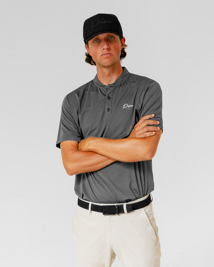 Grant Horvat Essentials Blade Polo - Light Gray