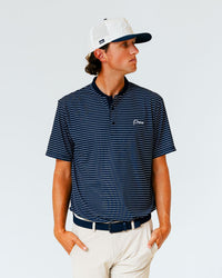 Grant Horvat Essentials Blade Polo - Navy Stripes