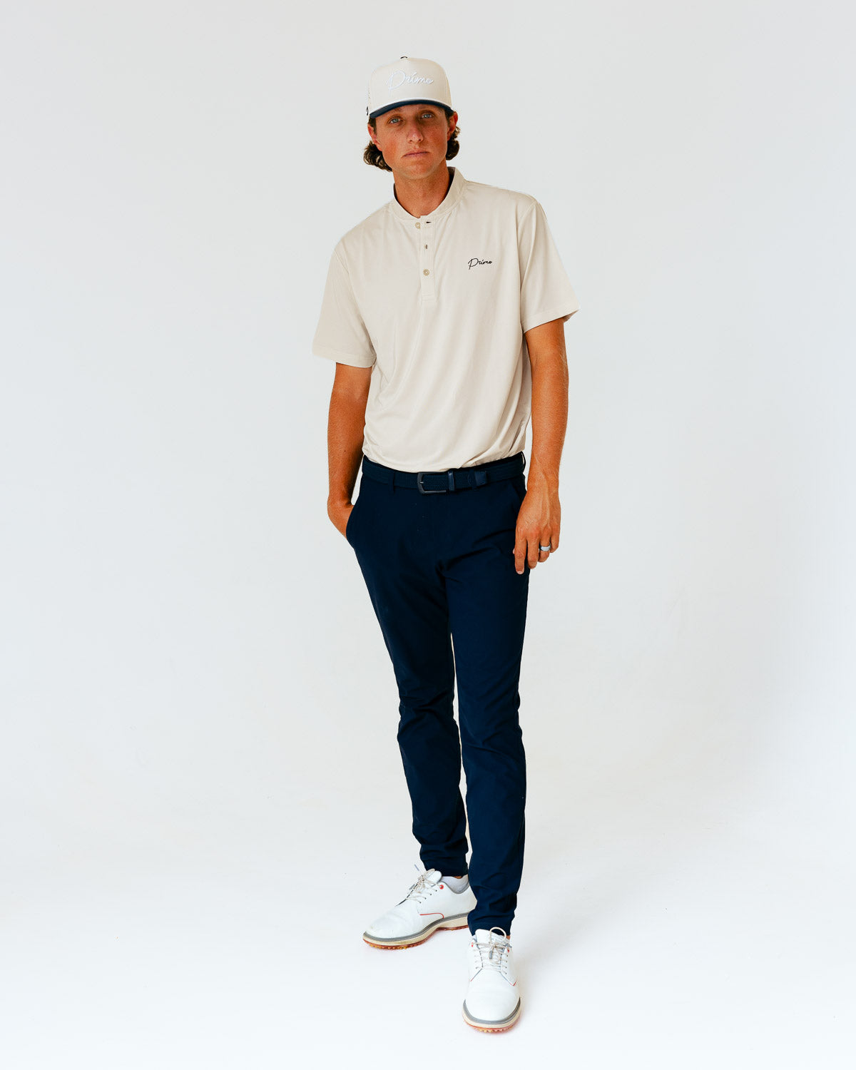 Grant Horvat Essentials Oatmeal Blade Polo – Primo Golf Apparel