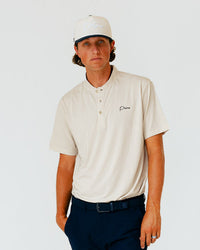 Grant Horvat Essentials Blade Polo - Oatmeal