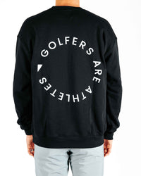 Black Golfers Are Athletes Crew Neck