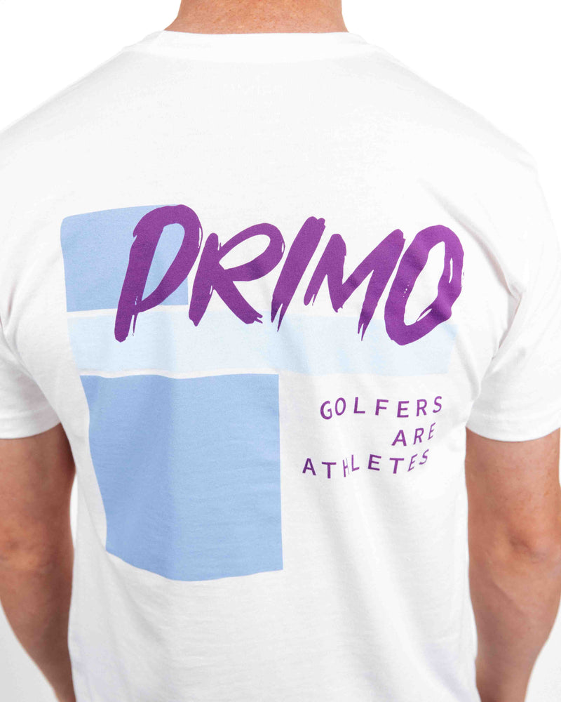 Golfers are Athletes Tee - Back logo saying Golfers are athletes