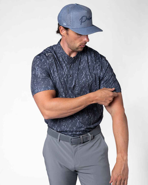 Cursive Blade Polo - Granite