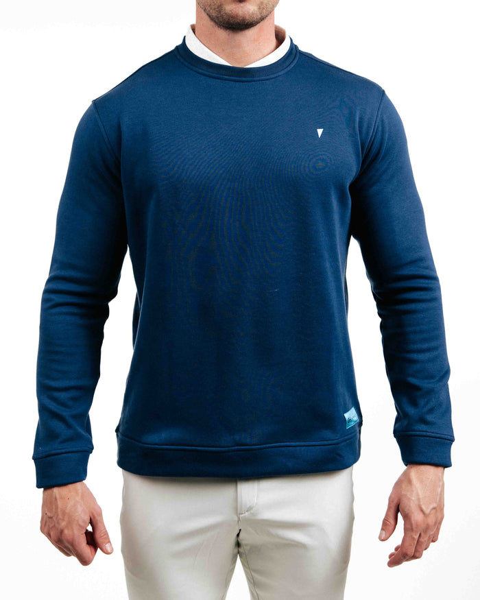 Grant Horvat Crew Neck Sweater on Model