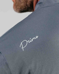 Gray Cursive Blade Polo