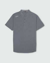 Gray Cursive Blade Polo