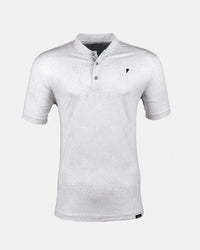 Light Gray Grove Blade Collar Polo