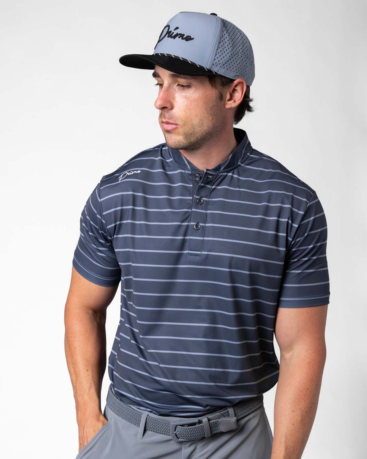Cursive Blade Polo - Grayline