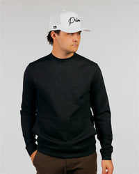Heather Charcoal Fairway Crew Neck