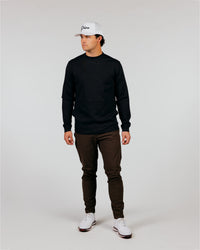 Heather Charcoal Fairway Crew Neck