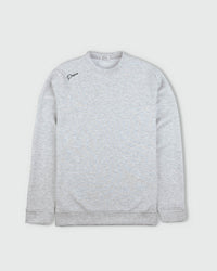 Heather Gray Cursive Golf Crew Neck
