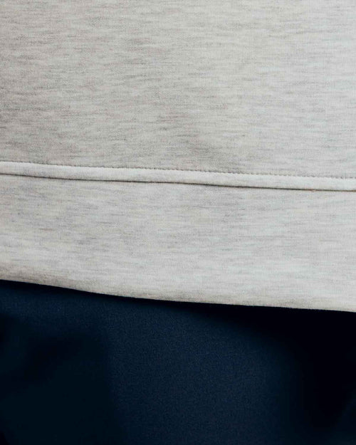 Heather Gray Cursive Golf Crew Neck