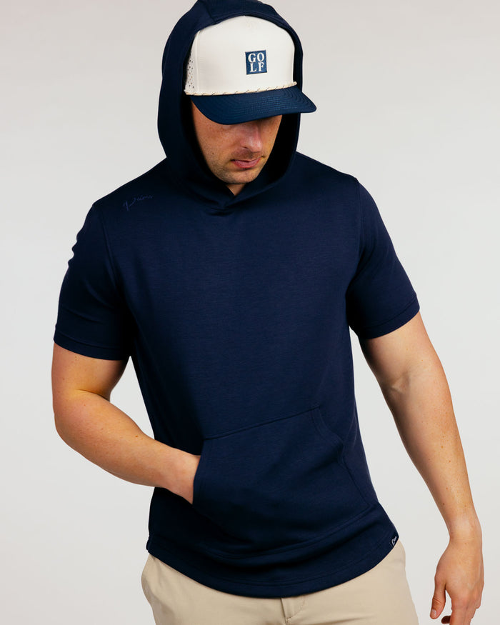 Navy CoreSoft Hooded Tee