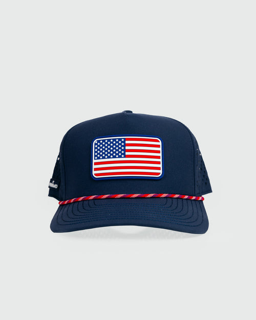 US Flag Hat - Navy