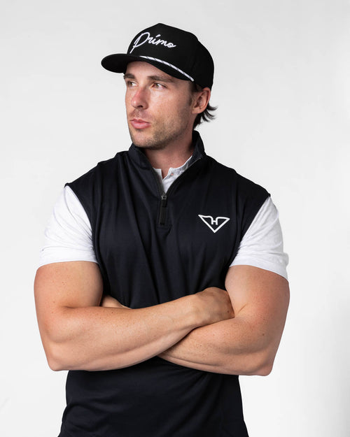 HyFlyers Quarter Zip Vest - Black