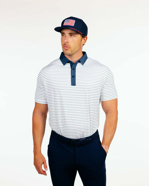 Cursive Classic Polo - Independence