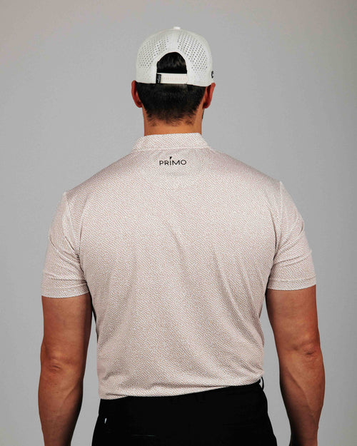 Khaki Maze Blade Polo