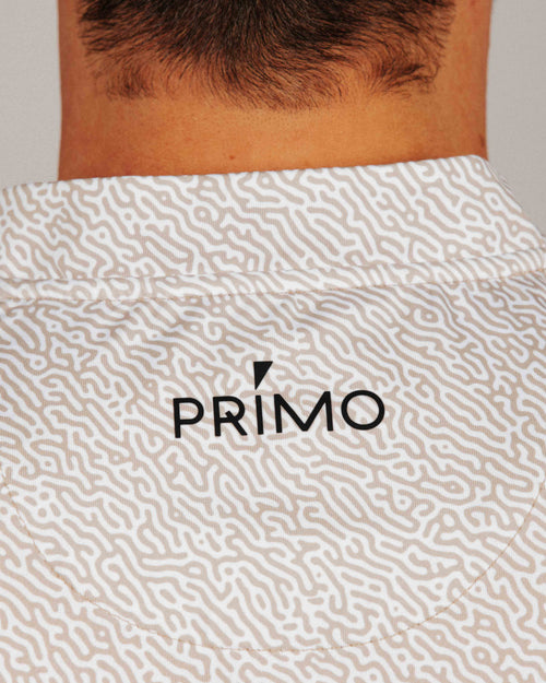 Khaki Maze Blade Polo