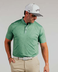 Cursive Blade Polo - Leafy