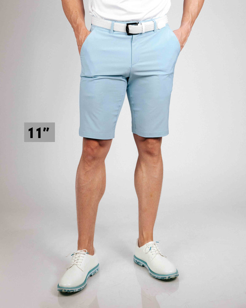 Primo Golf Light Blue Shorts 11"