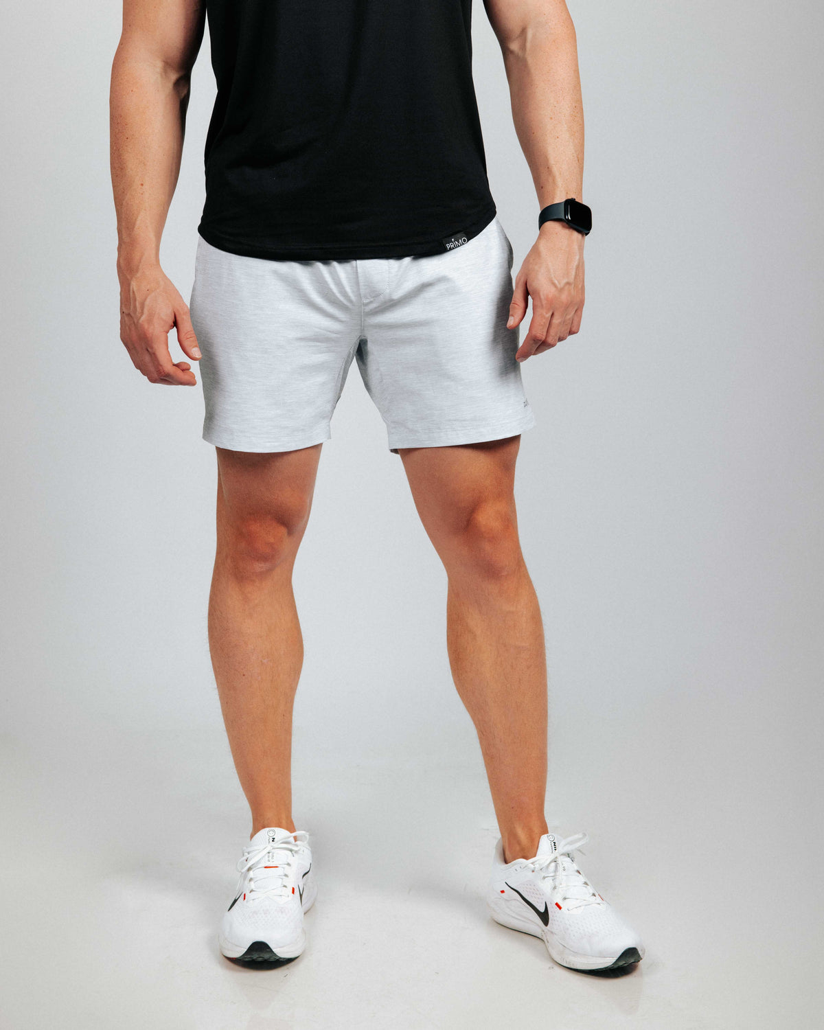 Primo Active Shorts - Light Gray