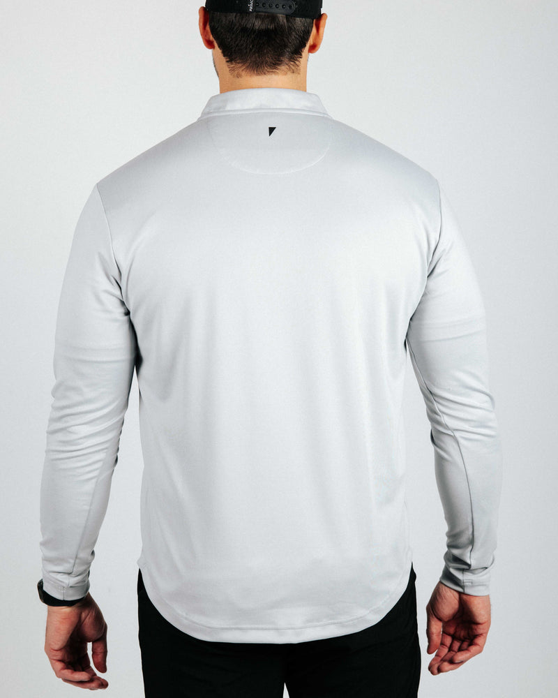 Light Gray Blade Quarter Zip