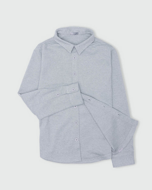 Light Gray Button Up Shirt