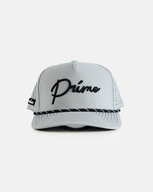 Cursive Hat - Light Gray