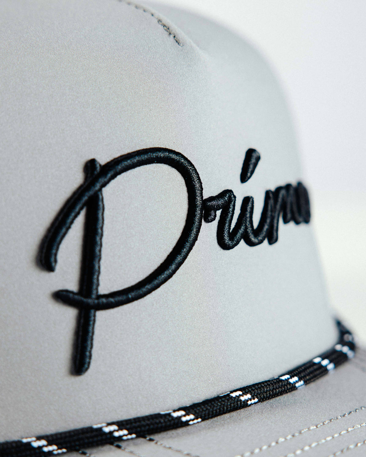 Light Gray Cursive Hat