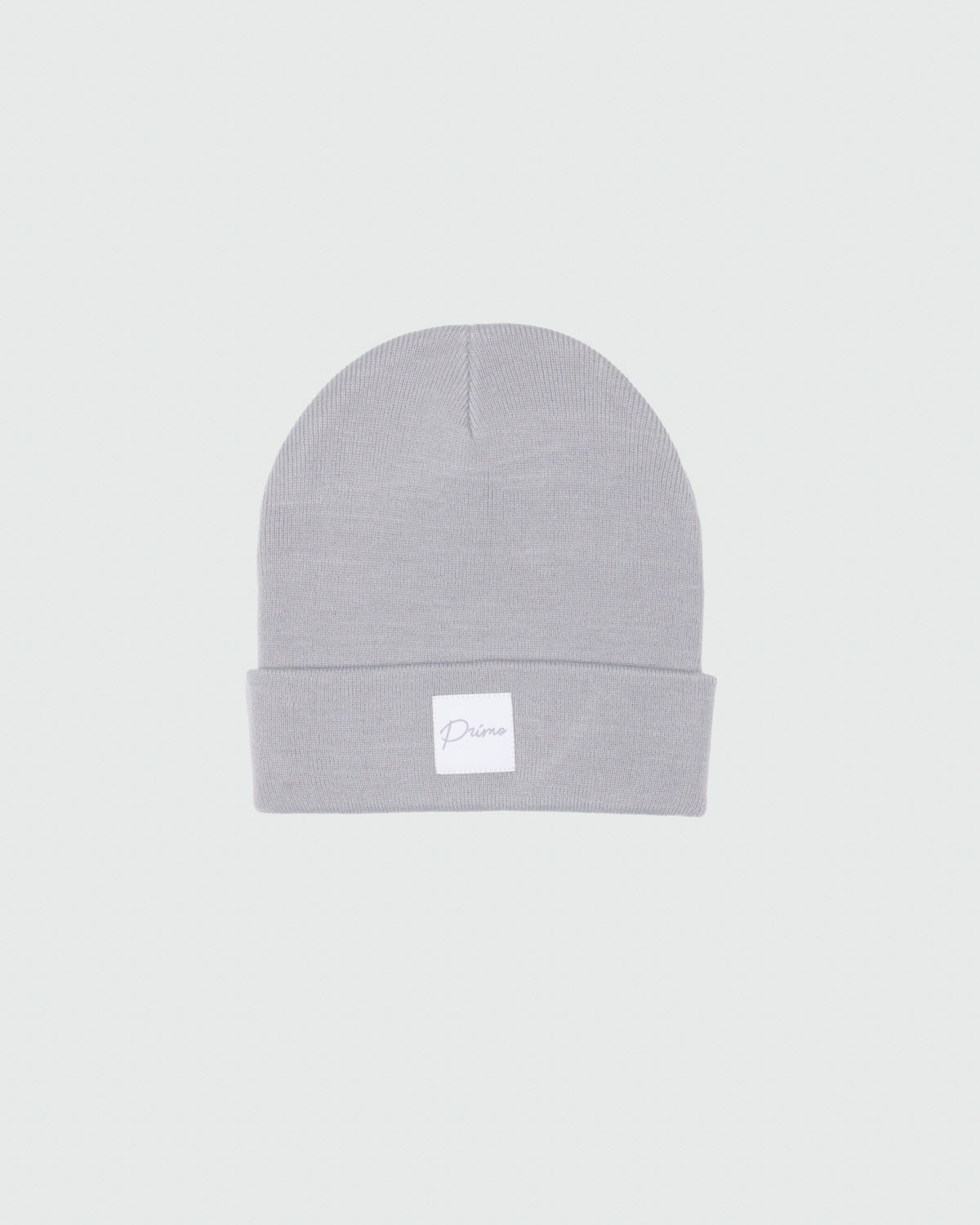 Light Gray Cursive Beanie