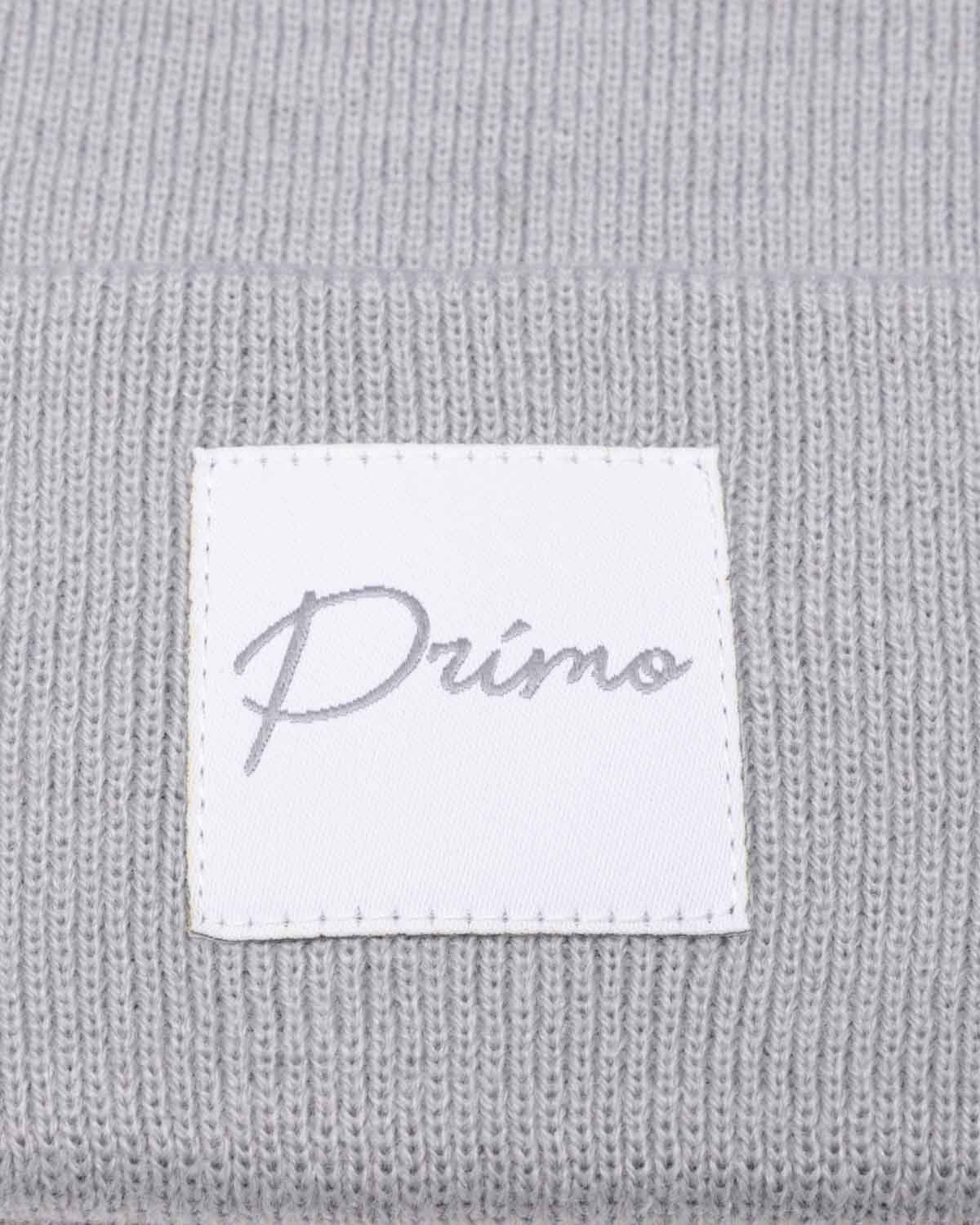 Light Gray Cursive Beanie