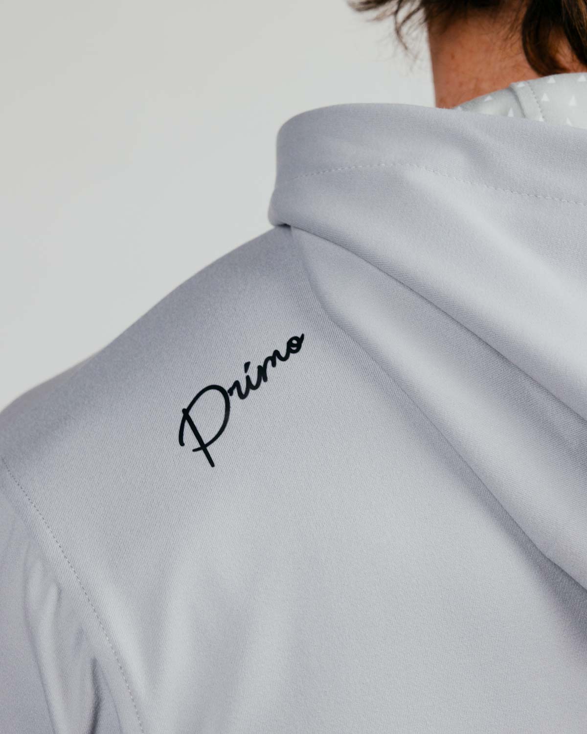 Light Gray Cursive Golf Hoodie